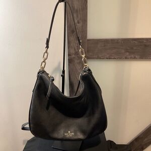 Kate Spade Black Pebbled Crossbody